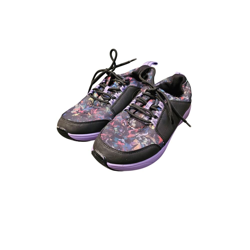 Alegria Traq Womens US Size 9 / EU 39 smart Walking  Shoe‎ Black/purple/colorful